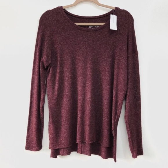 American Eagle Outfitters Tops - NEW American Eagle Soft & Sexy Plush Crew Neck